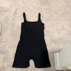 Kids Black Sleeveless Romper